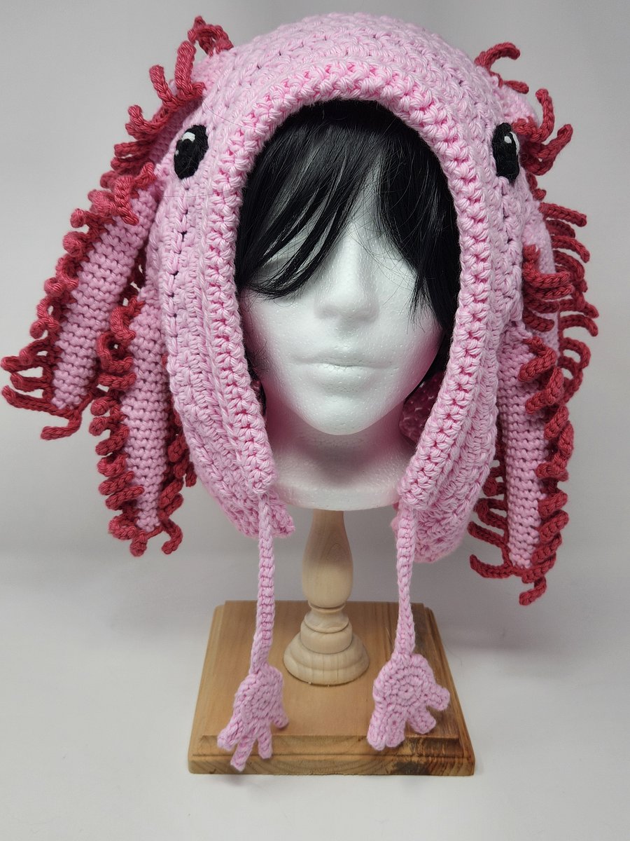 Crochet Axolotl Hood Pattern product image (3)