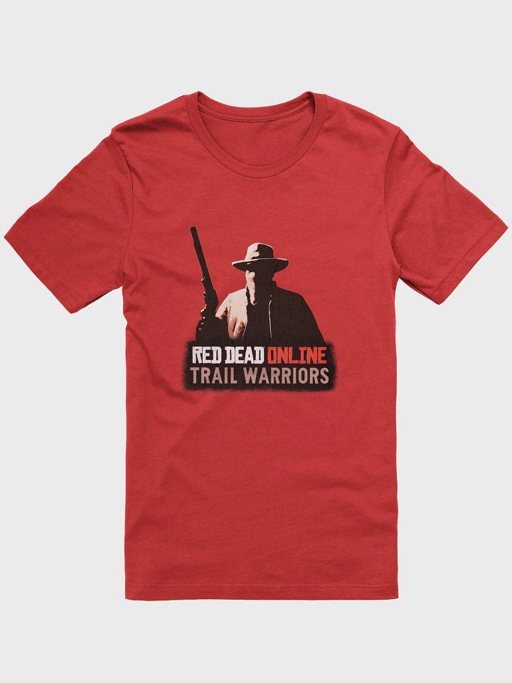 Trail Warriors Red Dead Game Cover Art Gunslinger T-Shirt product image (1)