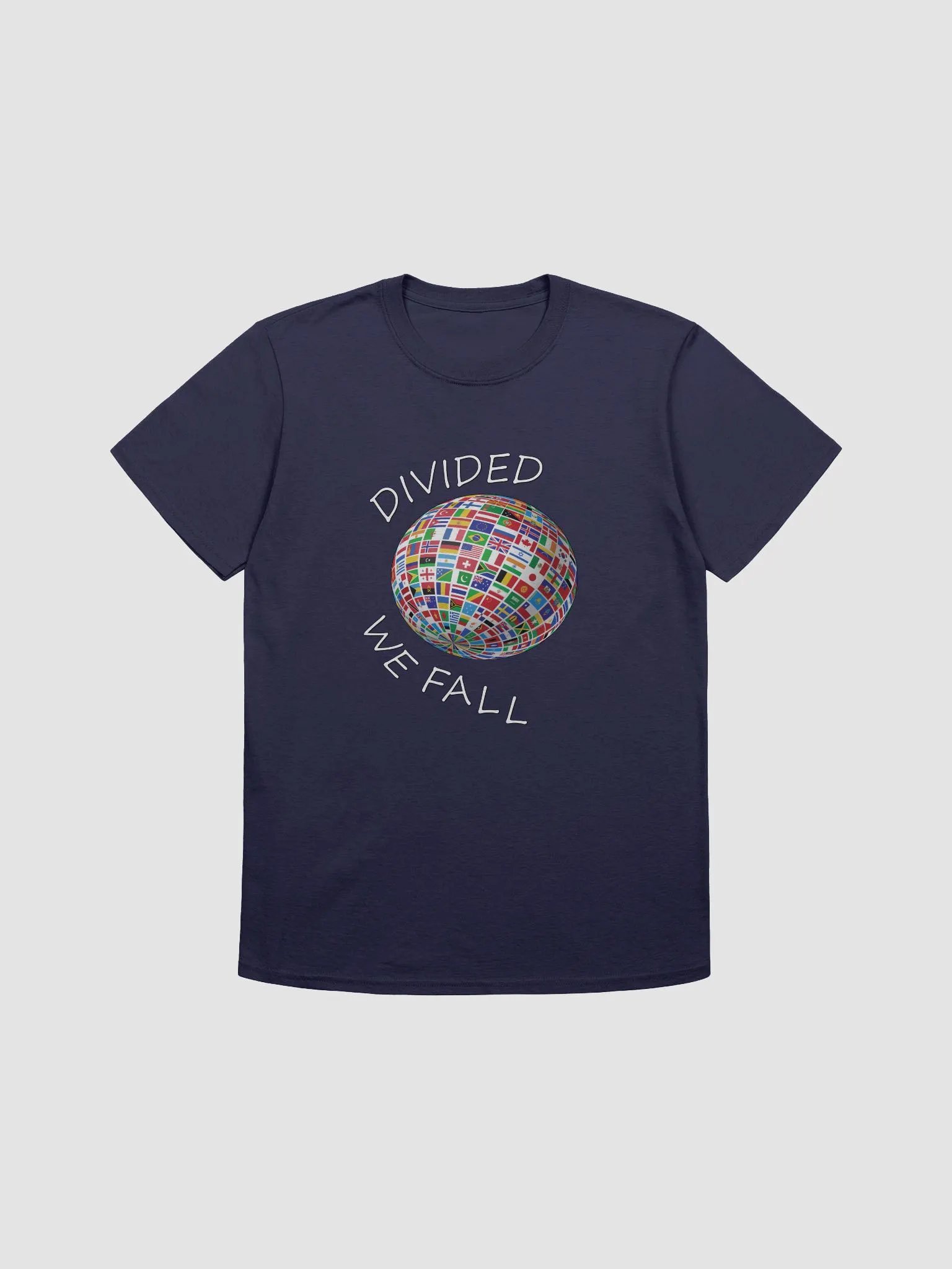Divided We Fall - Nations - Globe - Gildan Unisex Softstyle T-Shirt product image (1)