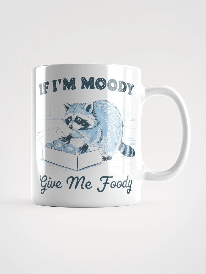 Moody Foody Raccoon Glossy Mug product image (1)