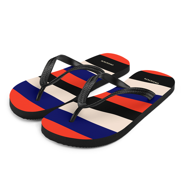 Wavy Stripes Custom Flip-Flops product image (1)