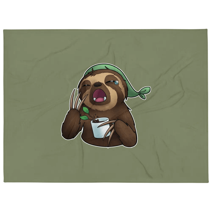 Soothing Sloth Serenade Throw Blanket product image (1)