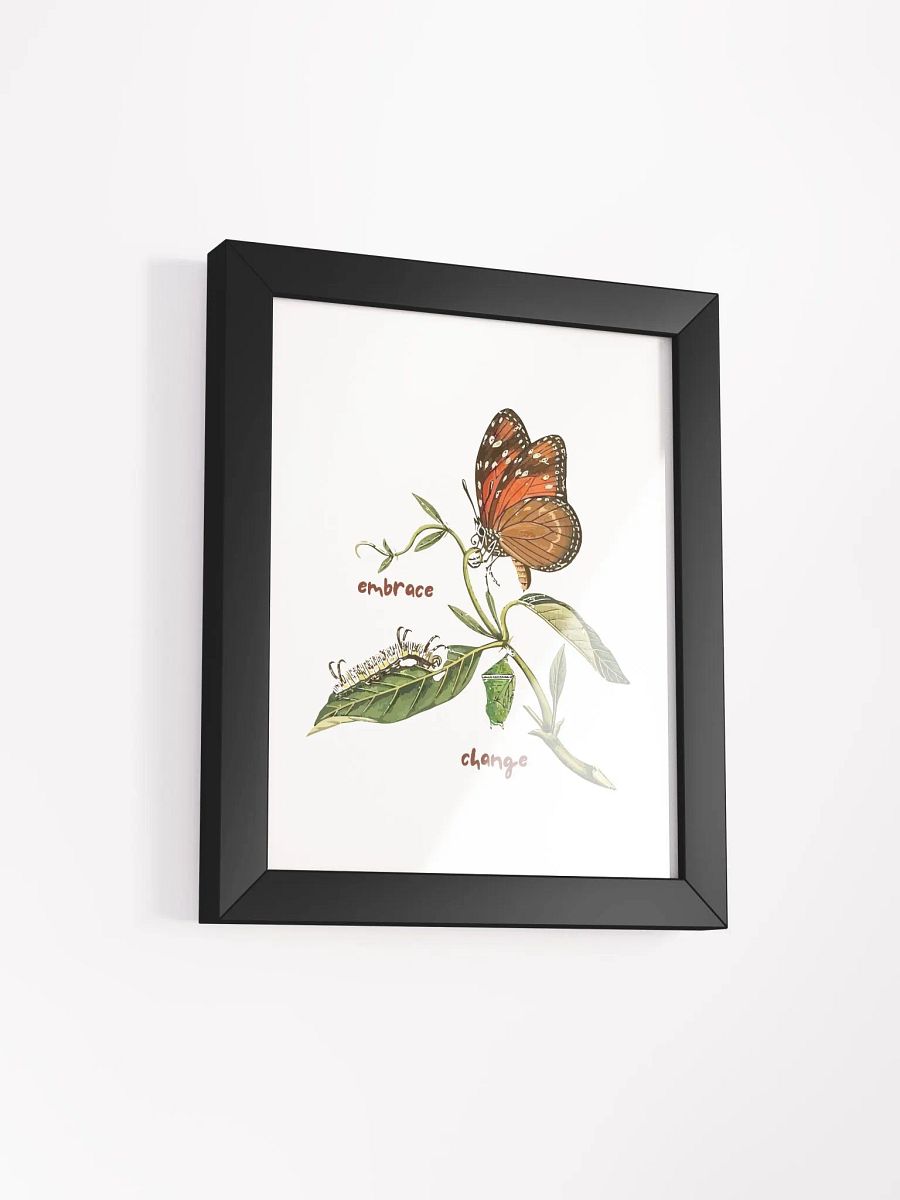 Embrace Change Butterfly Botanical Wall Art product image (3)