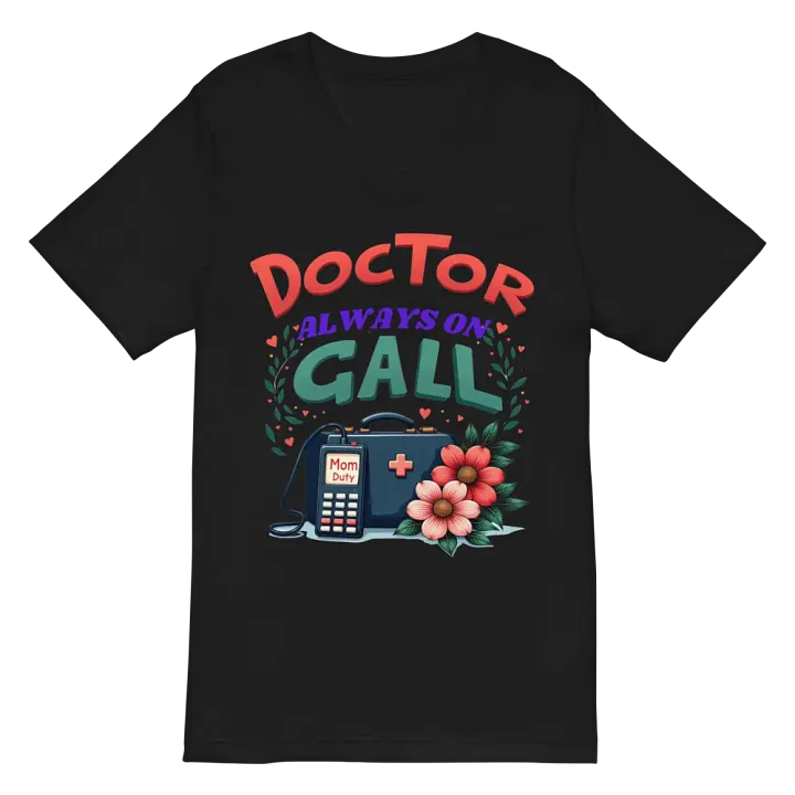 Mom Duty, Doctor Always on Call V-Neck Tee product image (3)