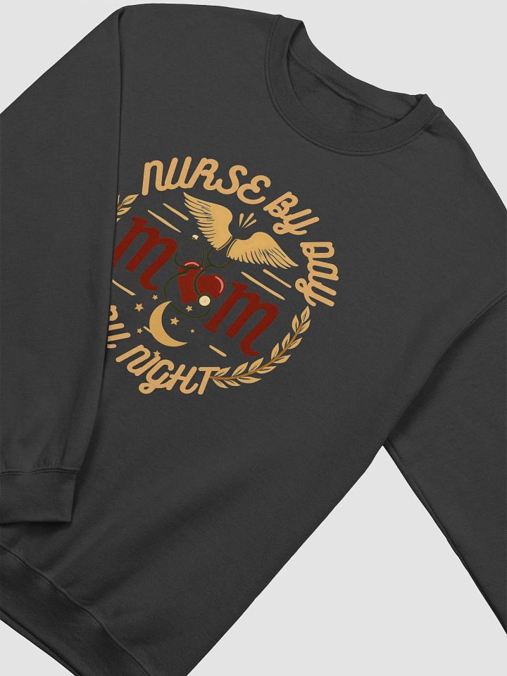 Nurse by Day, Mom by Night Crewneck Sweatshirt product image (13)