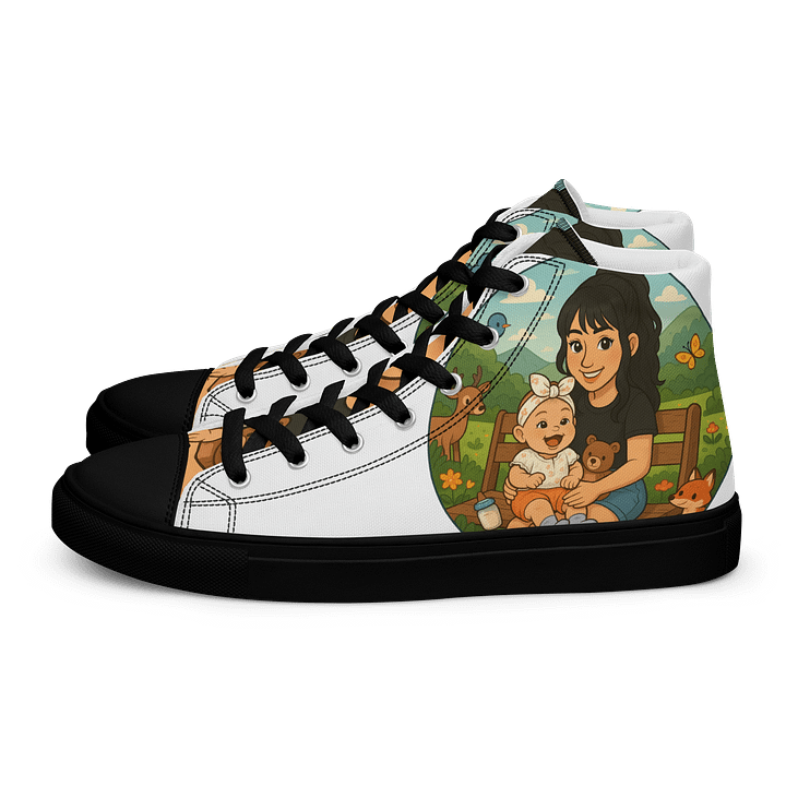 Mommy & Maxine High Top Canvas Shoes product image (1)