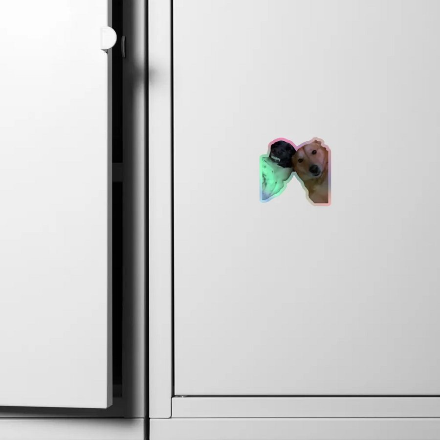 Holographic doggo Sticker product image (6)