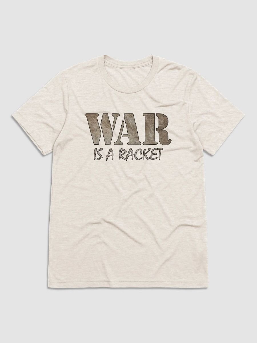 War Is A Racket - Metal - Bella+Canvas Triblend Short Sleeve T-Shirt product image (1)