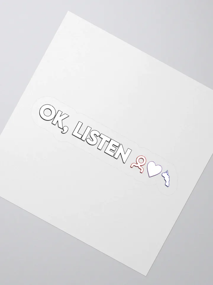 OK, LISTEN Sticker product image (6)