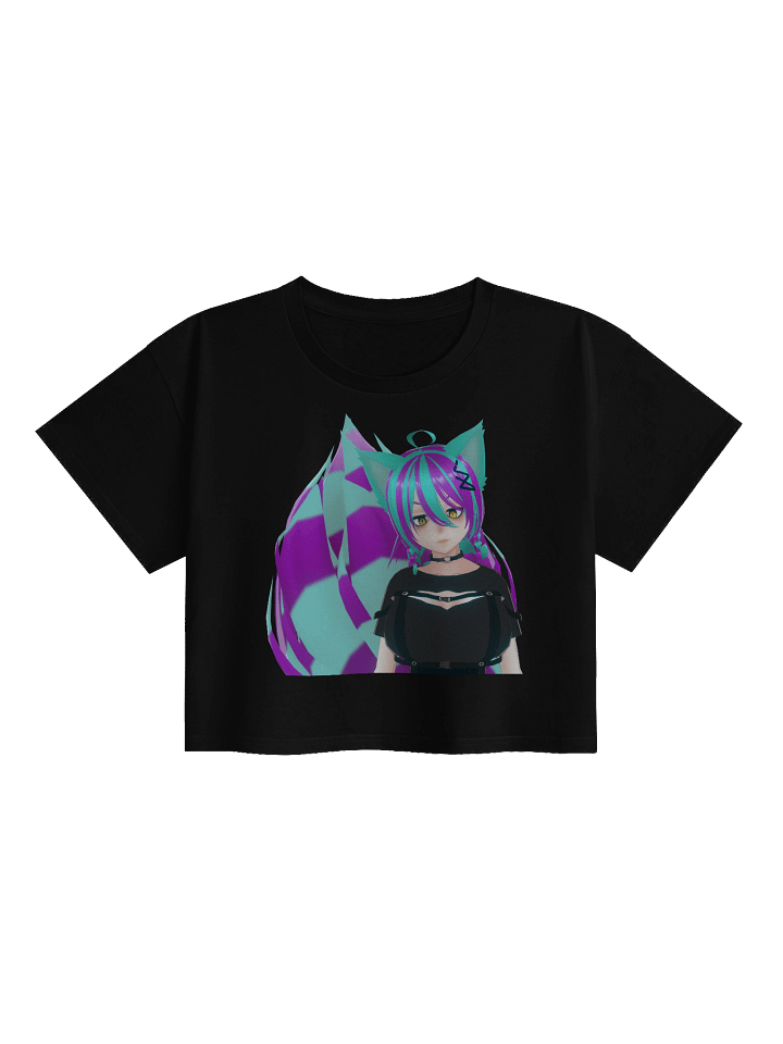 Goth Cat Crop Top product image (1)