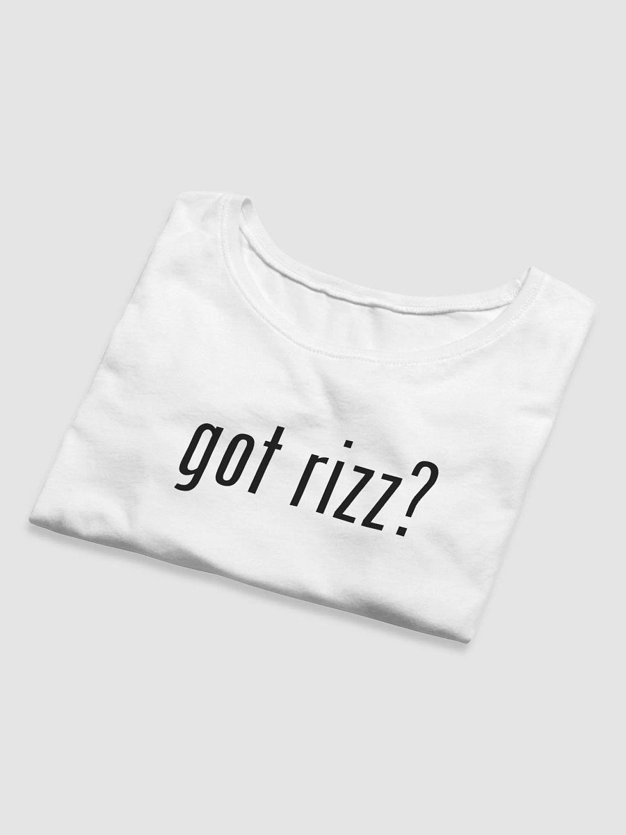 got rizz? Canvas Women's Crop Baby Tee product image (8)