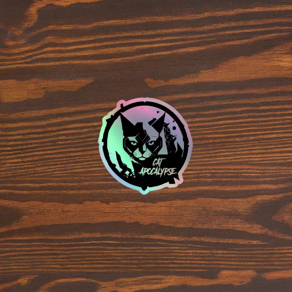 Cat Apocalypse basic sticker product image (5)