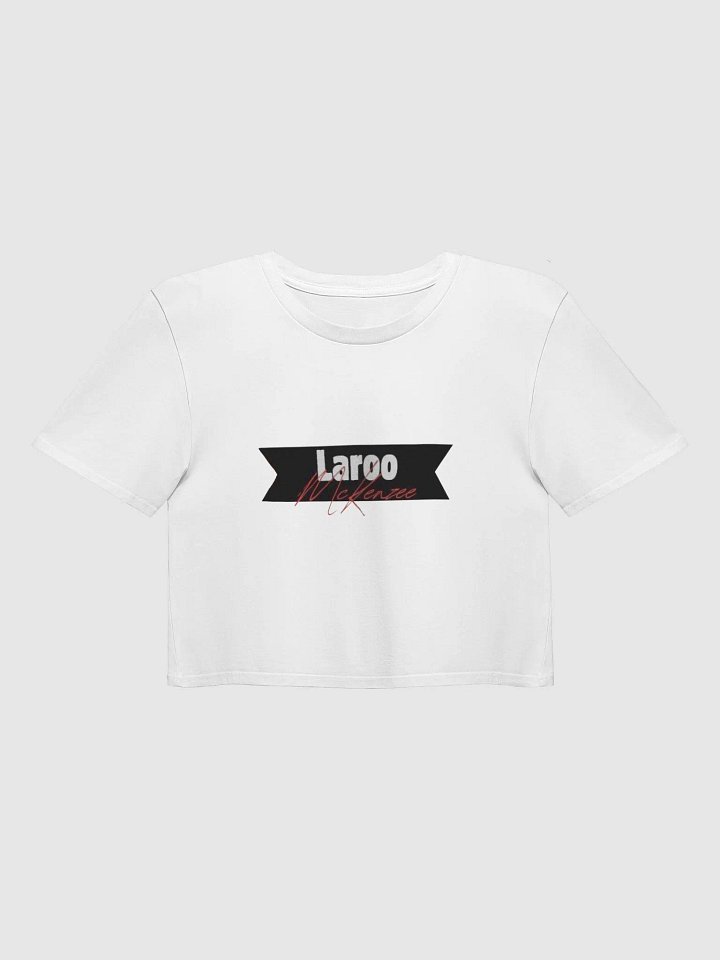 Laroo's Signature Crop Top (White) product image (1)