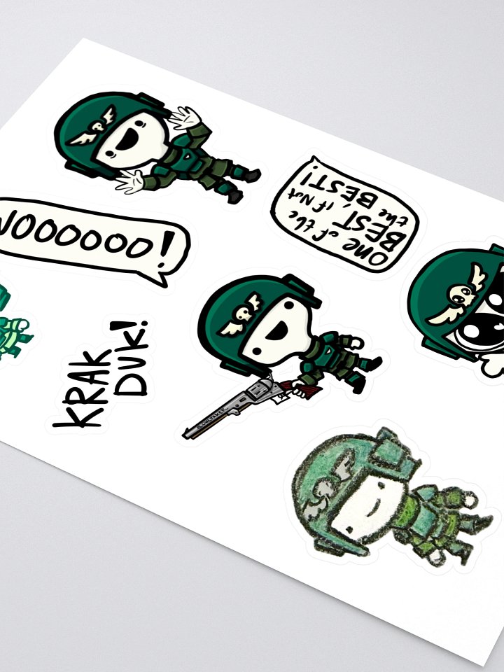 KrakDuk Sticker Sheet product image (2)