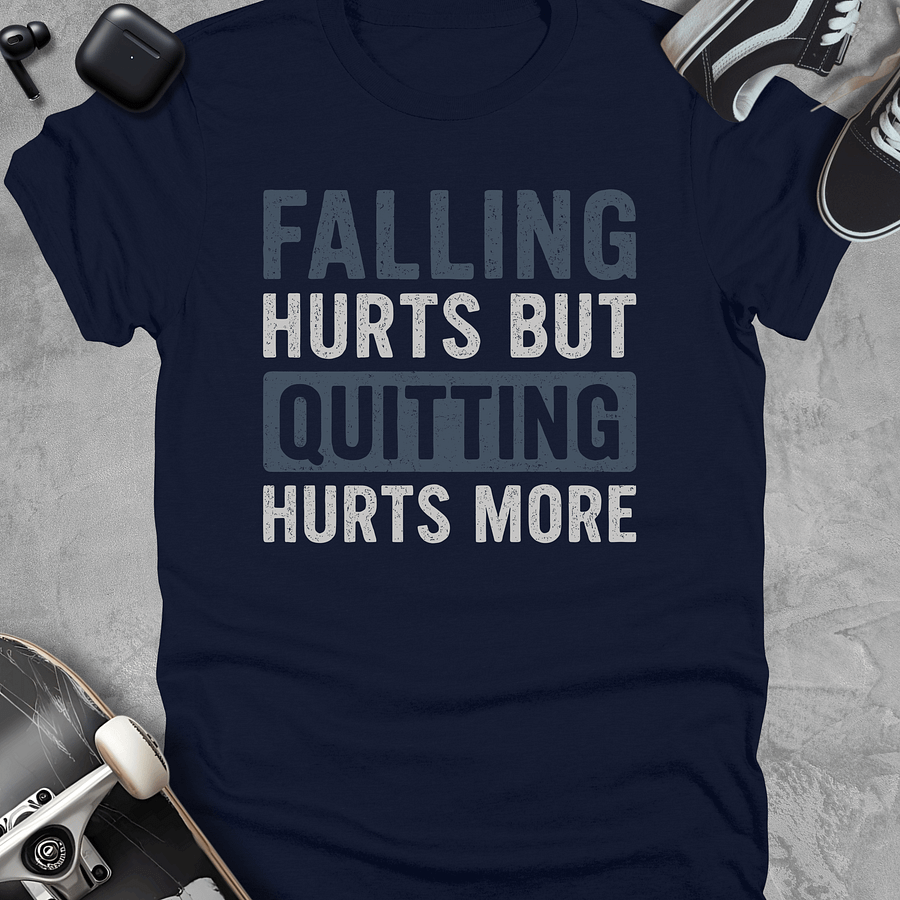 Falling hurts, Skateboarding t-shirt, Unisex product image (1)