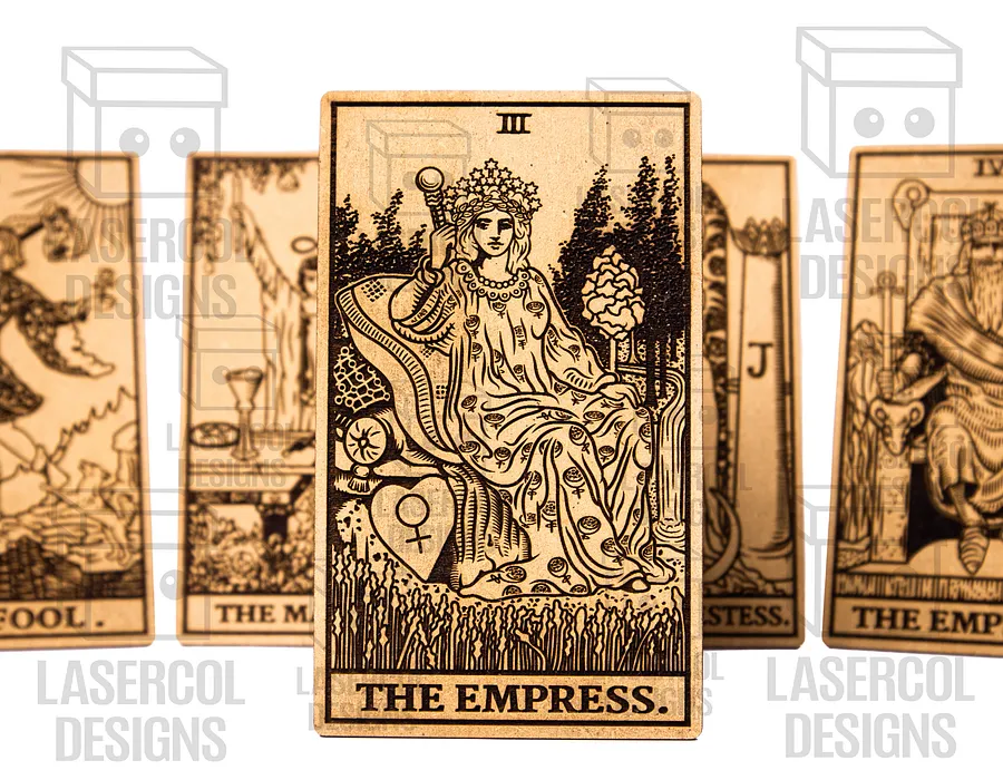 Tarot Cards (Set 1) - Laser Cut Files product image (5)