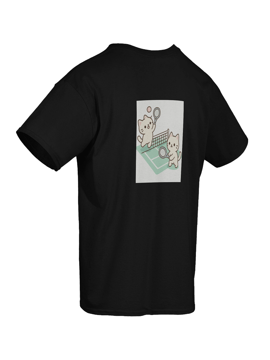 Cheerful Cat Tennis T-Shirt product image (62)