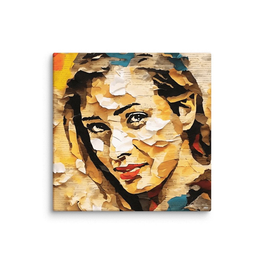 Paper Collection | The Woman Who Collects Letters | Canvas Art Painting product image (6)