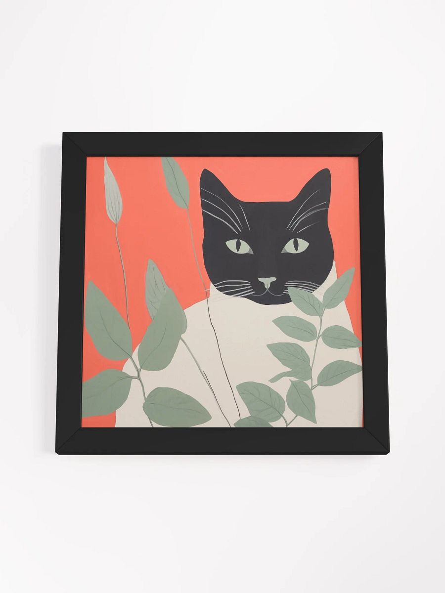 Contemplative Cat Framed Matte Poster product image (27)