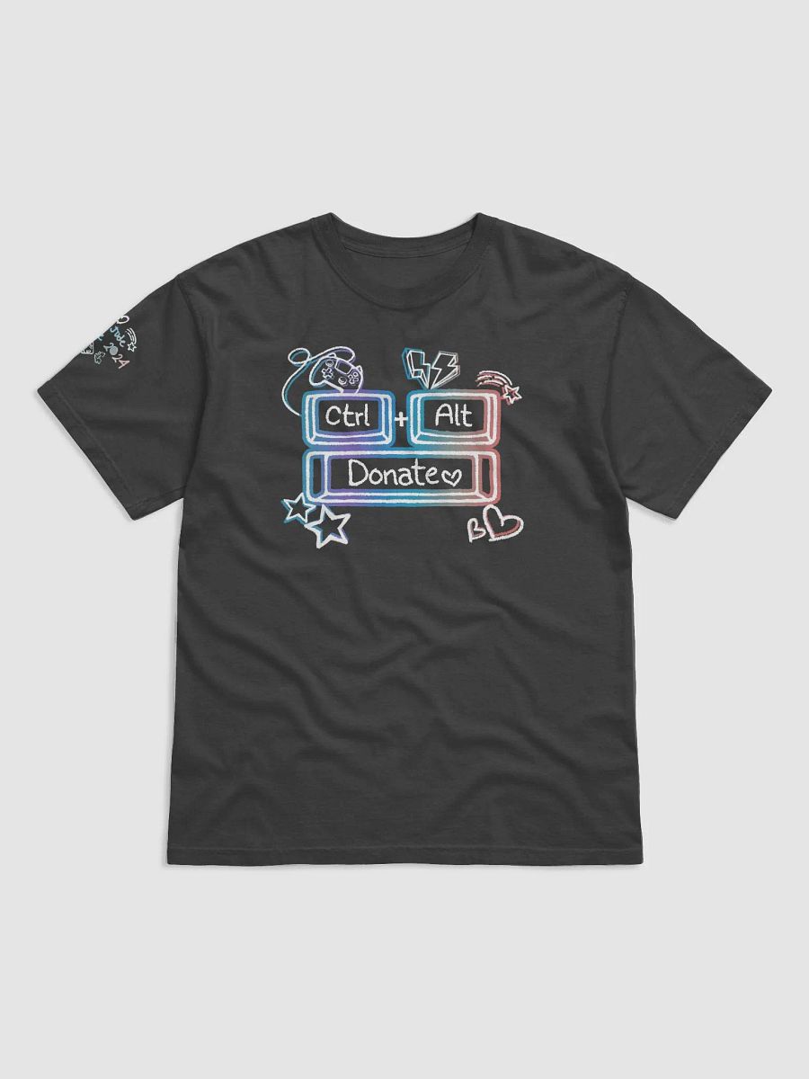 Ctrl + Alt + Donate Team Tee product image (2)