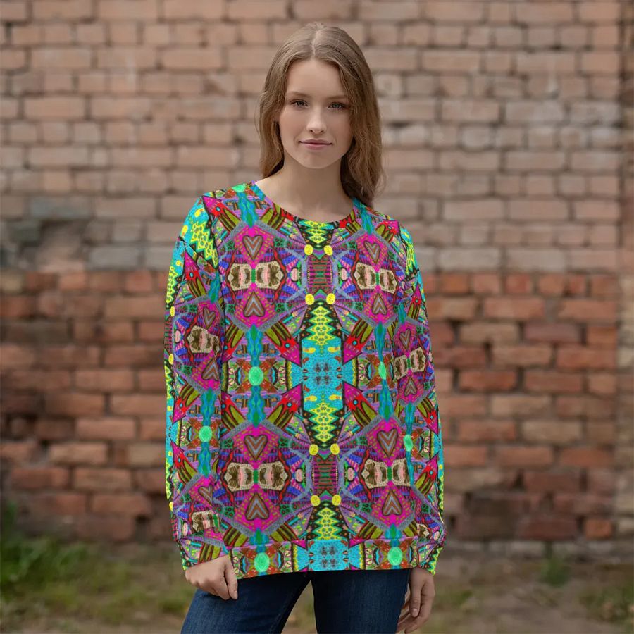 Abstract Doodle Art Tower Moment Unisex Sweatshirt product image (1)
