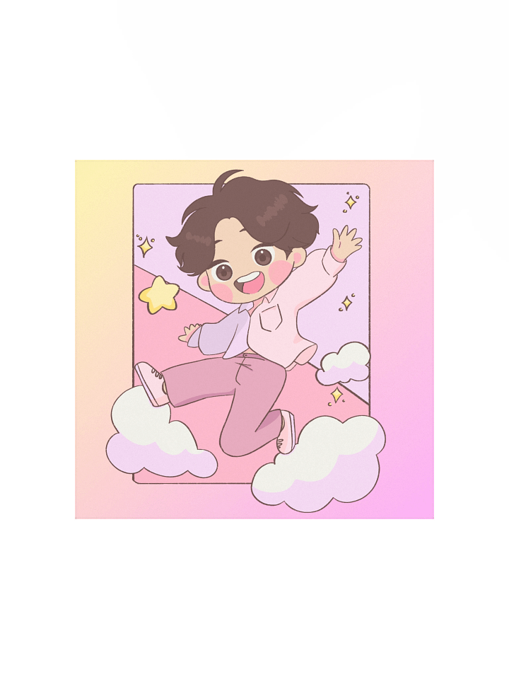 Daydream Kawaii Matte Poster, Pastel Boy Art Print product image (4)