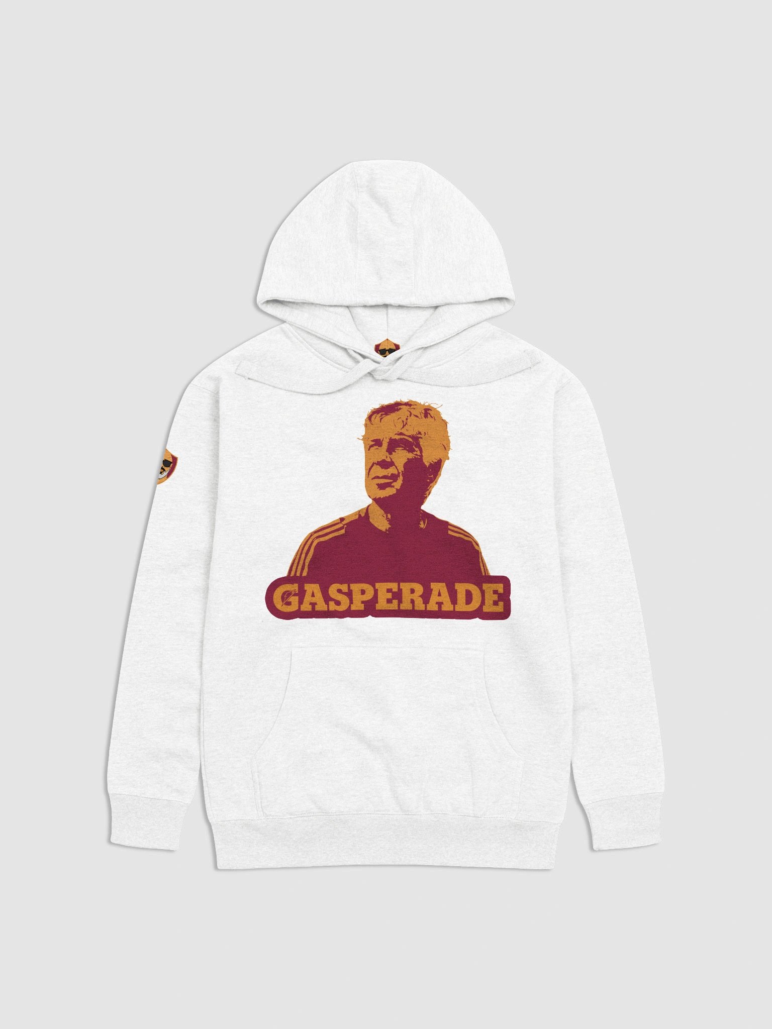 GASPERADE Felpa con Cappuccio Bianca product image (1)