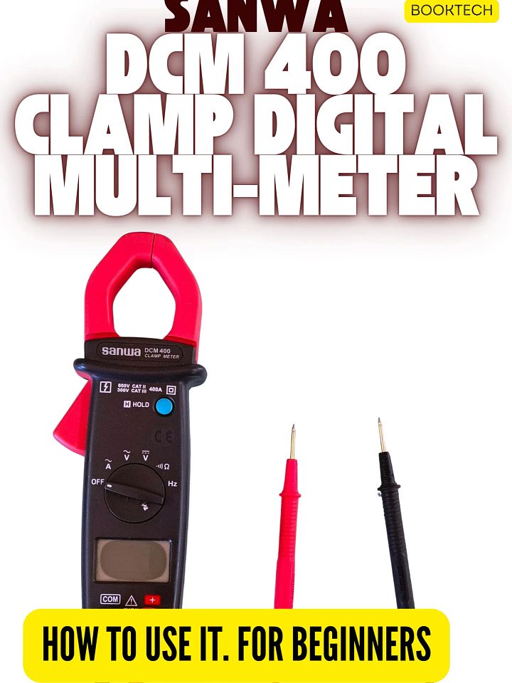 eBook - SANWA DCM 400 Clamp Digital Multimeter: How to use it. For beginners product image (1)