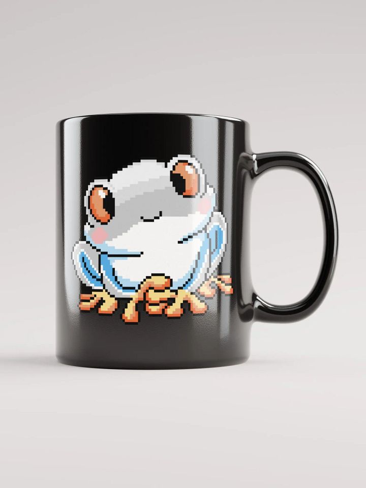 White Rip the Frog Black Glossy Mug product image (2)