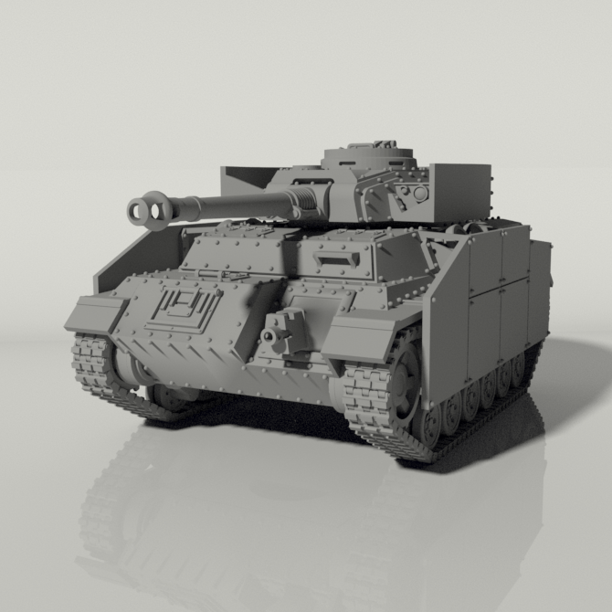 Grim StuG OR Grim Panzer IV Tank STLs product image (2)