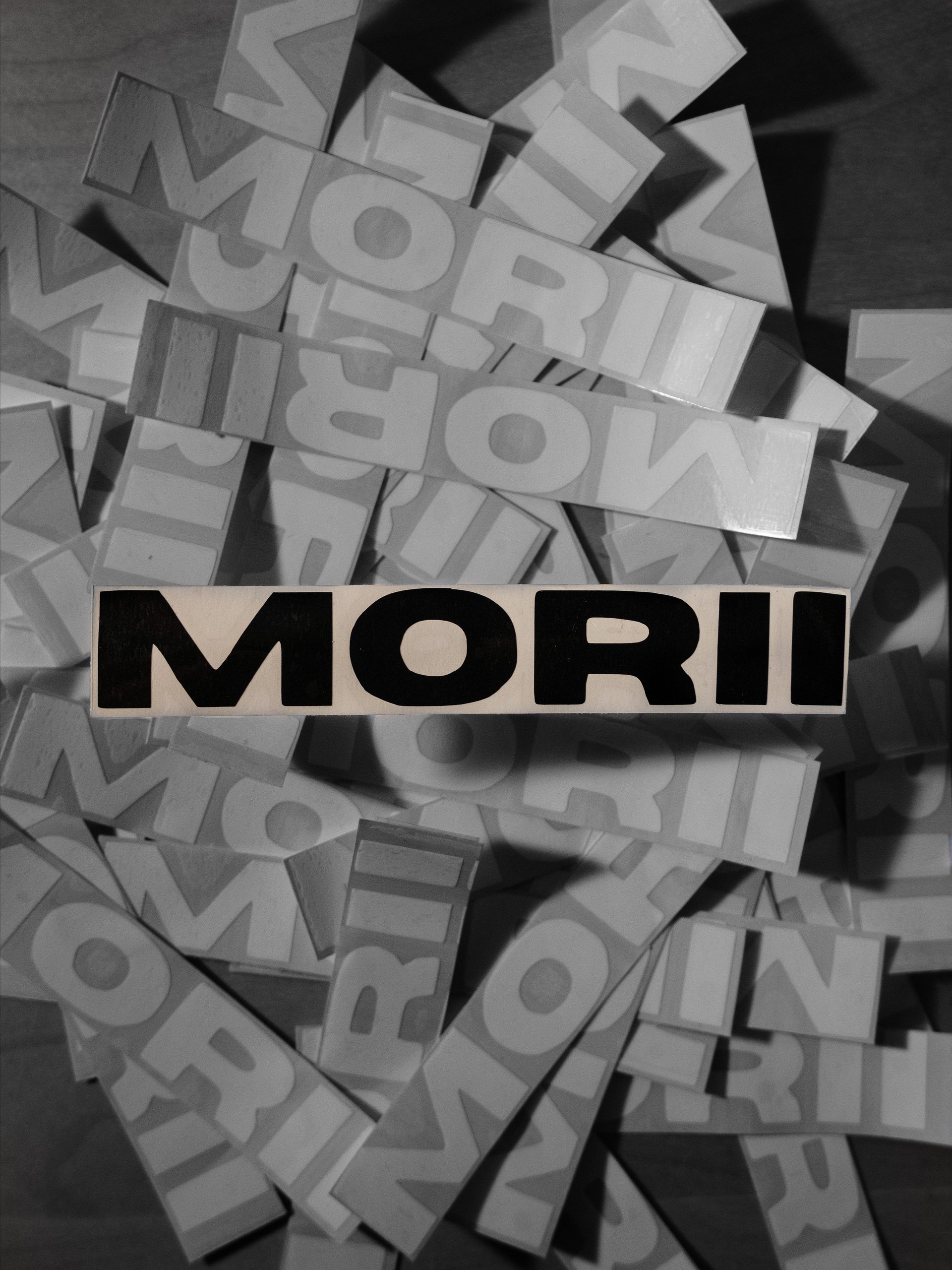 "MORII" Sticker (Black) product image (1)