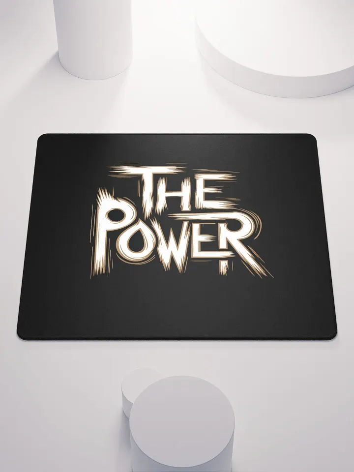 The Power Black color Gaming Mouse Pad product image (1)
