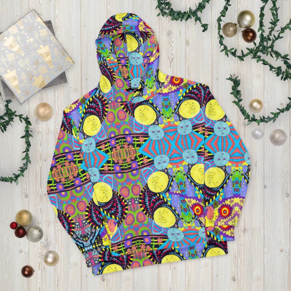 Abstract Dream Fantasy Design Unisex Pull Over Hoodie product image (10)