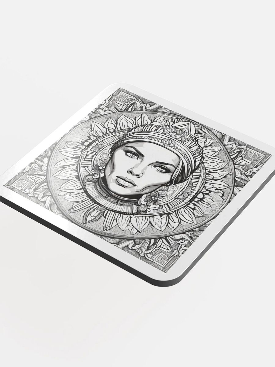 Serene Headdress Cork Coaster Set product image (4)