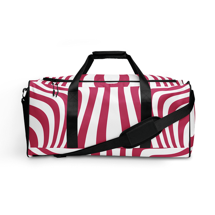 Illusion Wave Duffle Bag Pink product image (1)