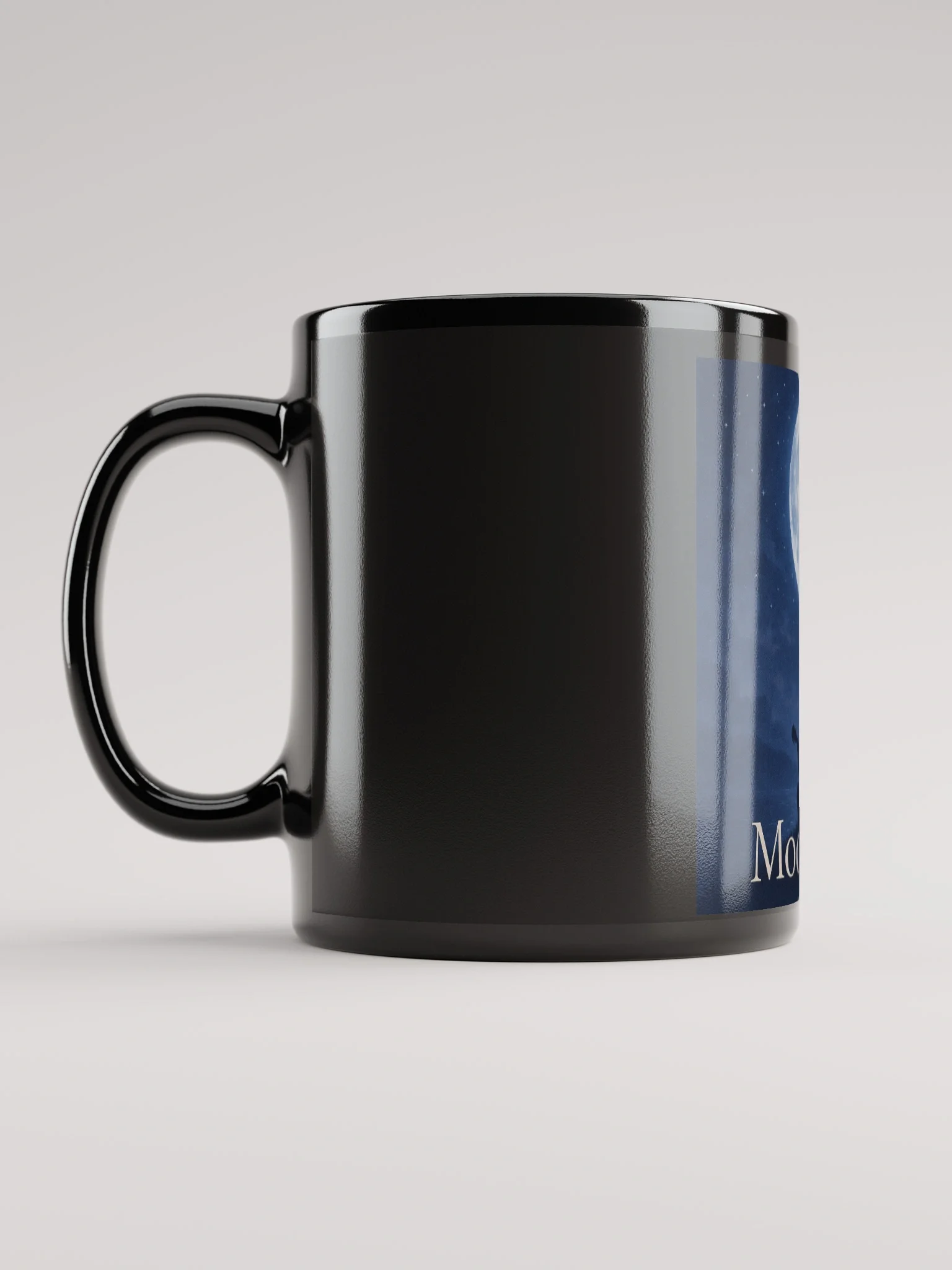 Black Moonlight Album Cover Mug - Show Your Support - Drinkware product image (6)