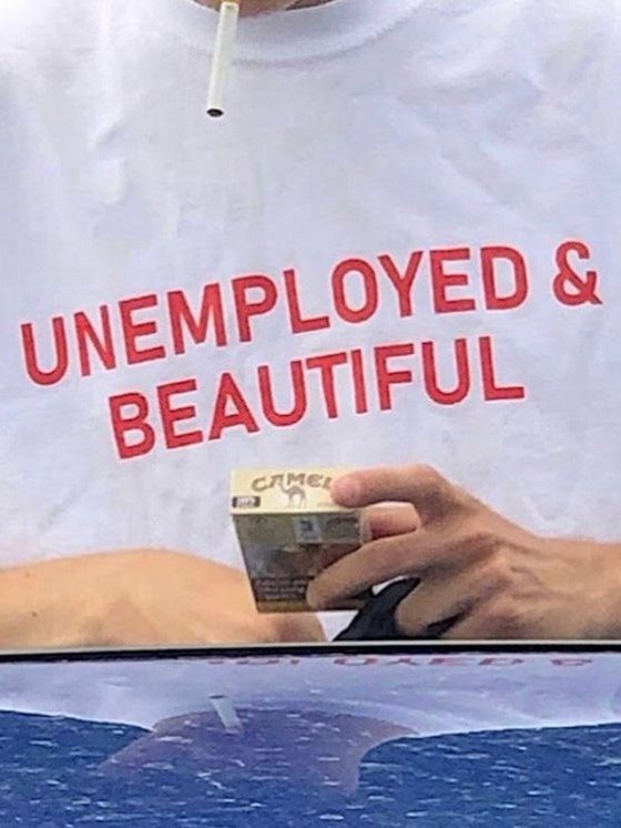 Unemployed & Beautiful T-Shirt product image (1)