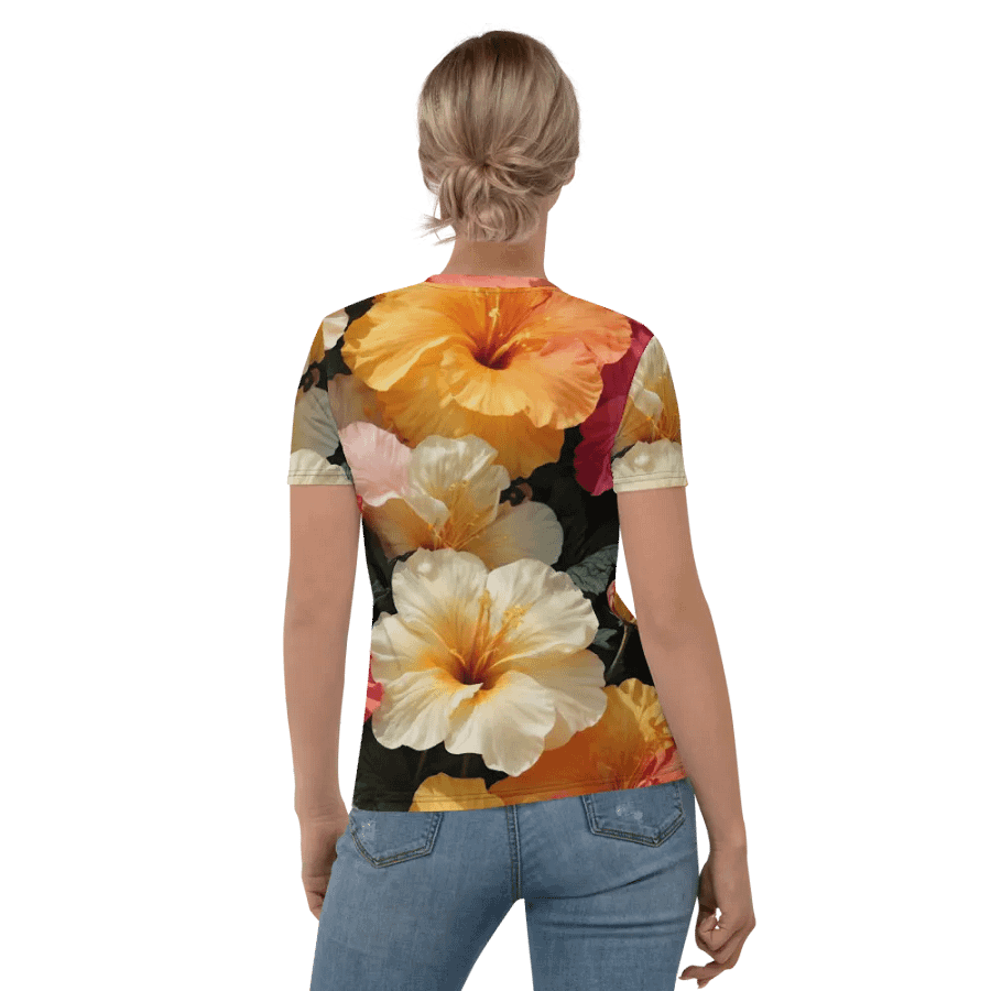 Hibiscus Serenade: Petal Perfect Tees product image (4)