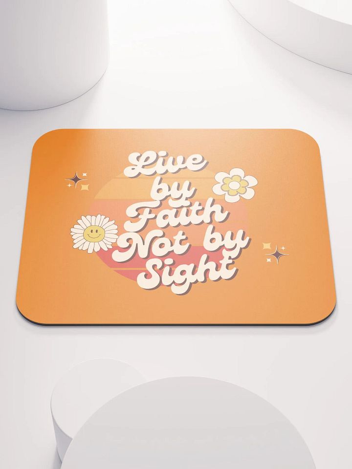 Live by Faith Mouse Pad product image (1)