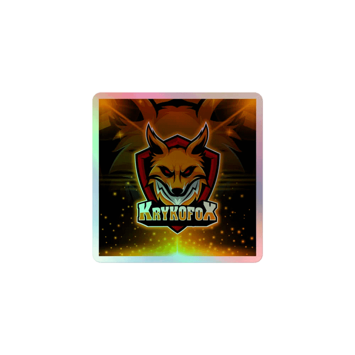 KRYKOFOX Holographic Fox Sticker Set product image (1)