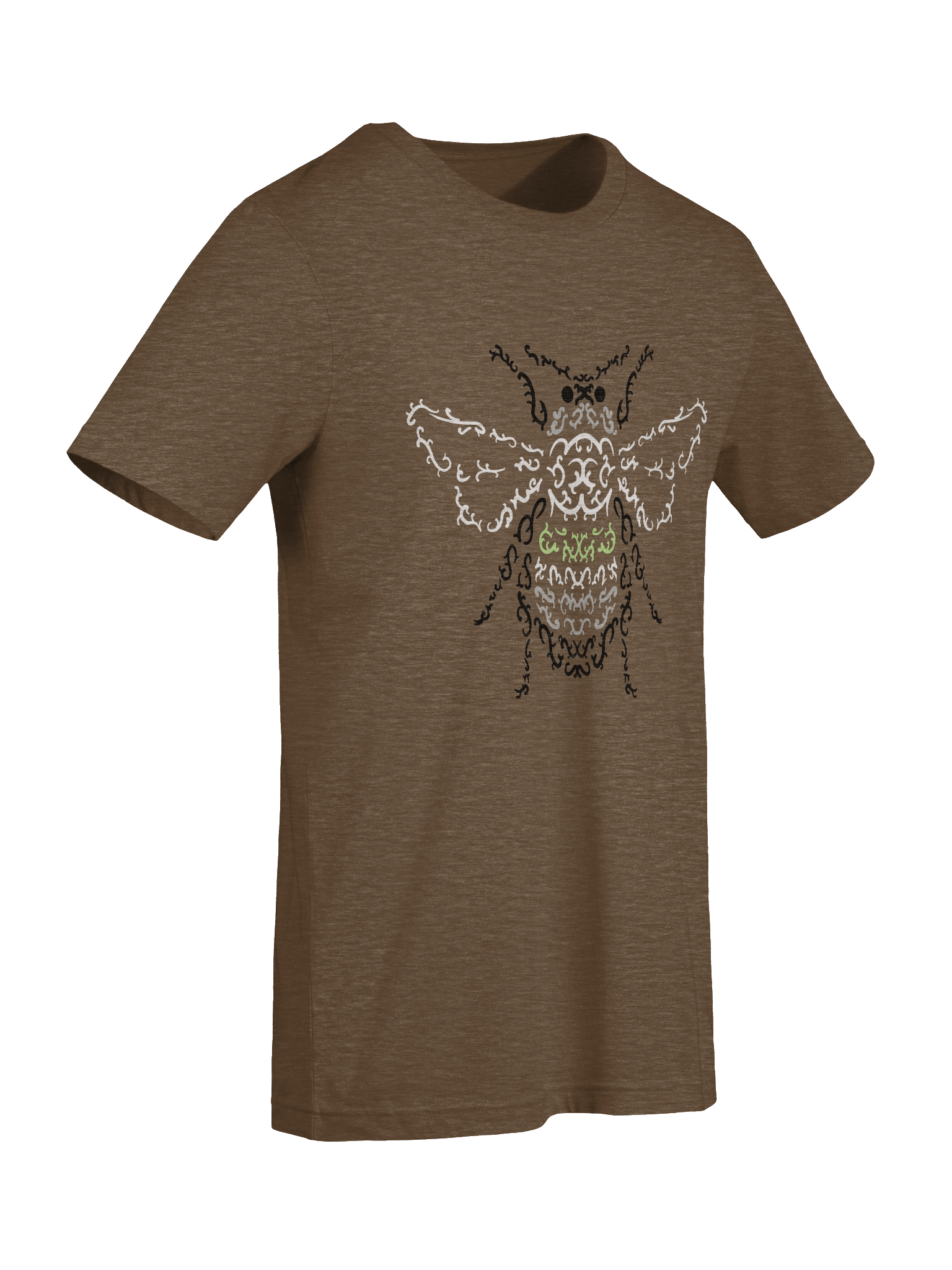 Agender Stripes Bumblebee Graphic Tee product image (36)