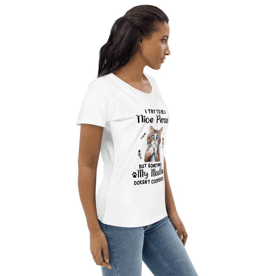 Whimsical Kitten Joke Shirt Women's Tee product image (4)
