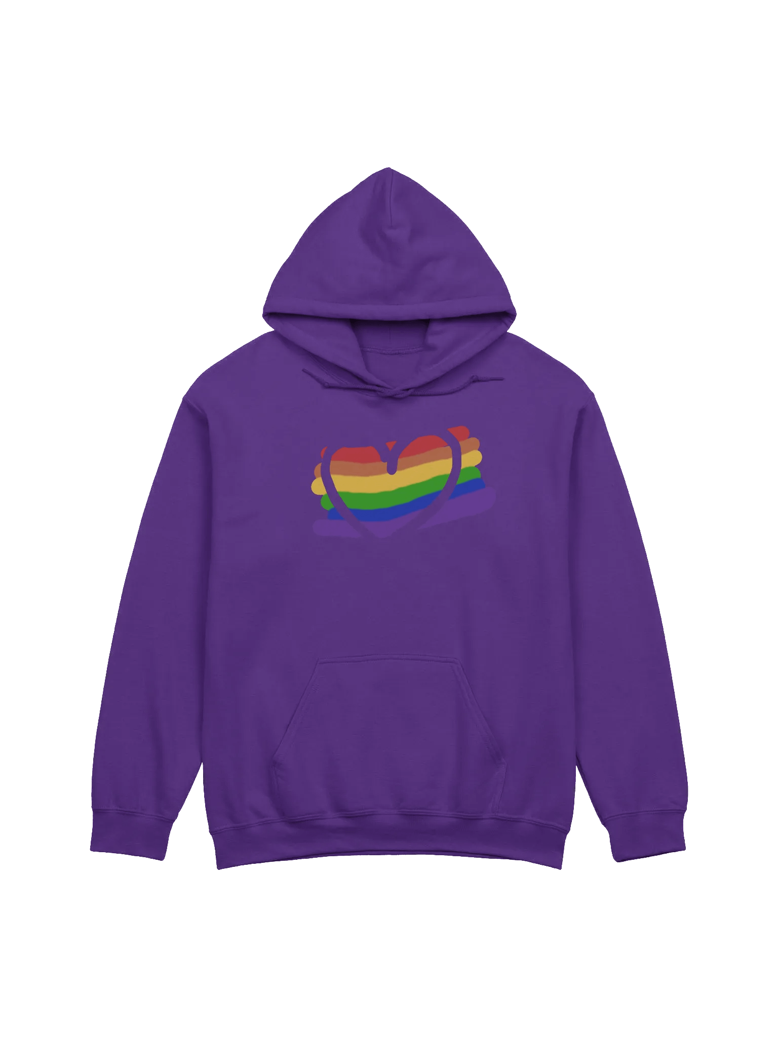 Rainbow Heart Hoodie product image (4)