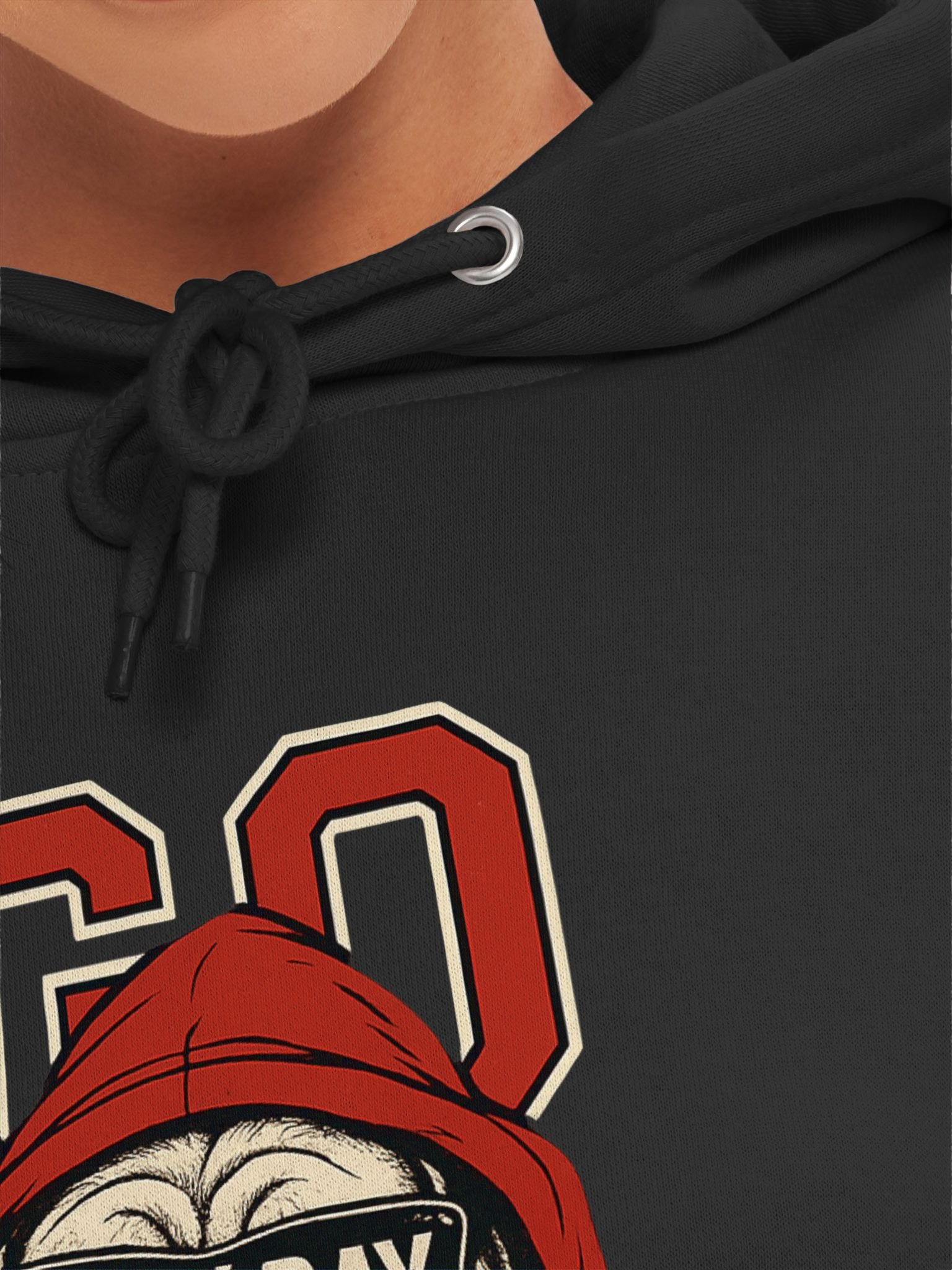 Game Day Bulldog Hoodie | Cool Sports Dog Graphic Sweatshirt product image (4)