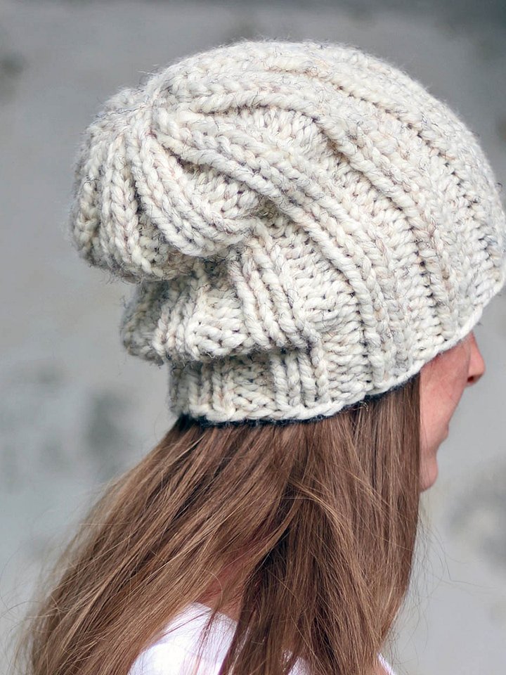 Chunky Knit Double Rib Hat Pattern - Daring product image (1)