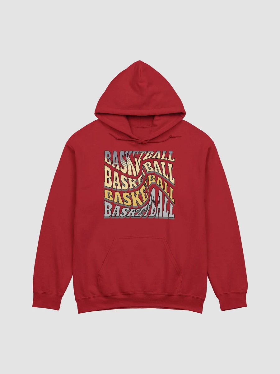 Mess Swirl Basketball Wavy Distortion Hoodie product image (1)