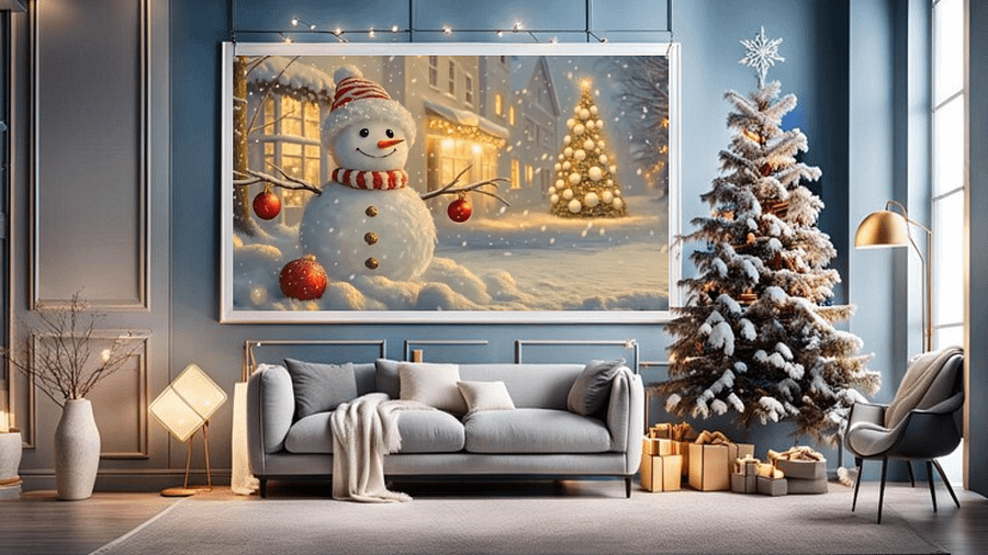 The Snowman’s Festive Wonderland Christmas in the Village - Frame TV II product image (5)