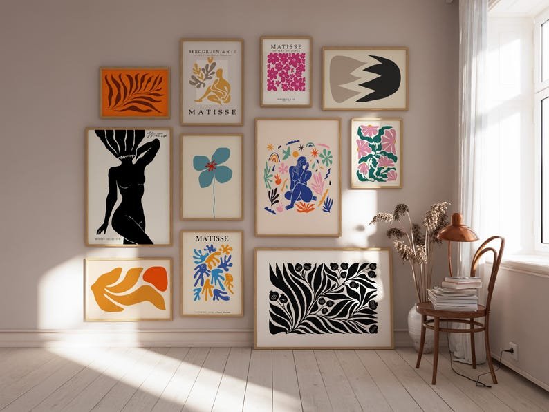 Matisse Art Print Set of 1000+ Aesthetic Matisse Poster product image (7)