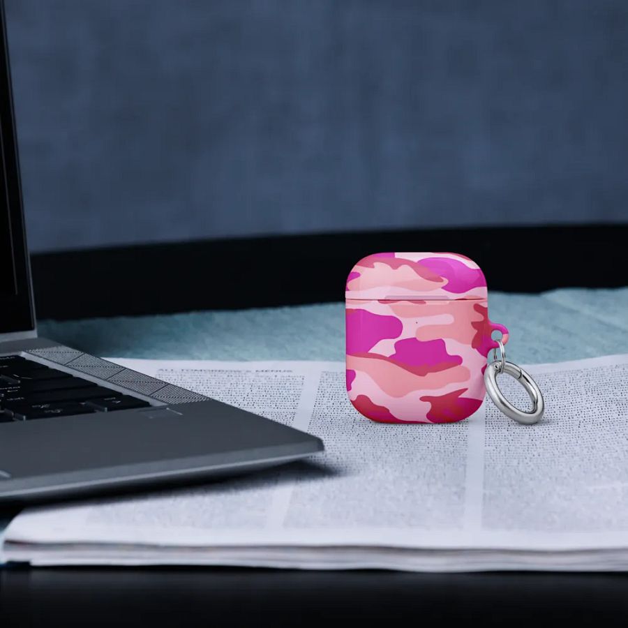 Pink Camo AirPod Case product image (12)