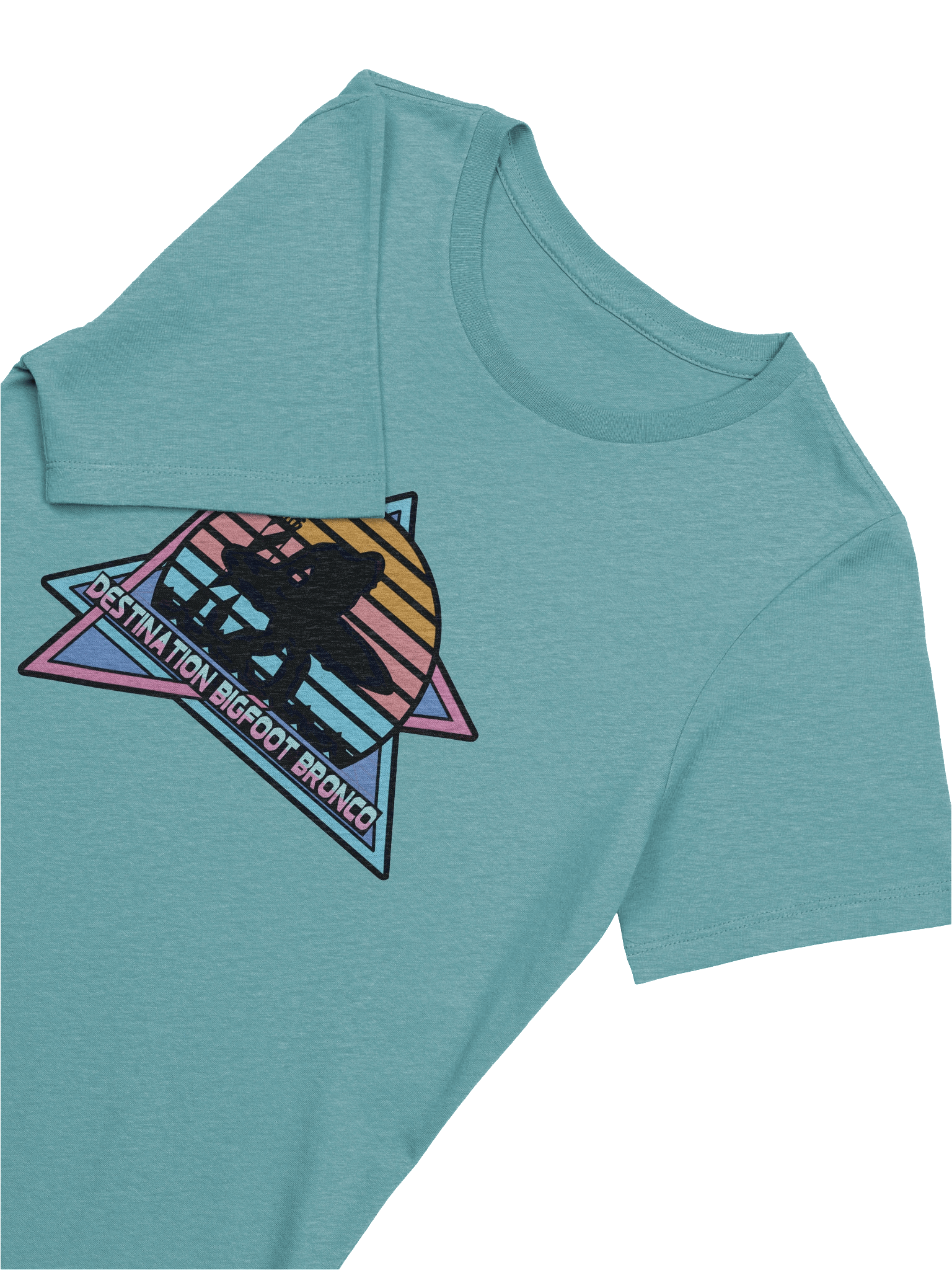 Destination Bigfoot Bronco Retro-Inspired Bella+Canvas Women's Supersoft Relaxed-fit T-Shirt (Multiple Color Options) product image (70)